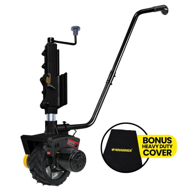 Gen3 Mini Mover 12V 550W Electric Motorised Jockey Wheel - Black Image 15