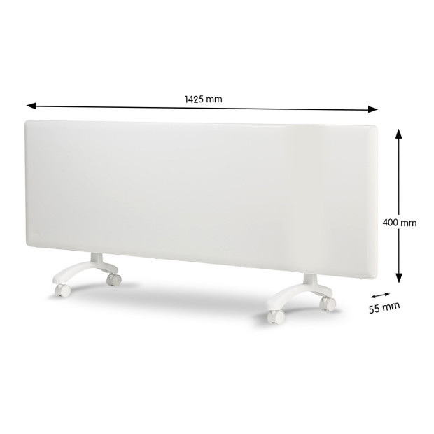 Nobo 2400W NTL4T24-FS40 Electric Panel Heater w/ Timer & Castors Image 7