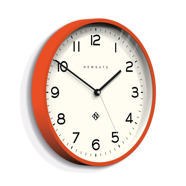 Newgate Number Three Echo Clock Silicone Orange Image 2