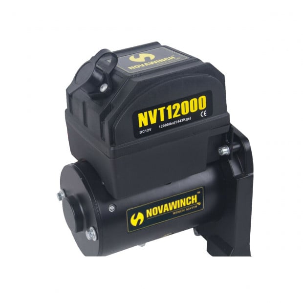 Novawinch 12000LBS 12V Electric Winch Synthetic Rope Off Road 4x4 Image 3