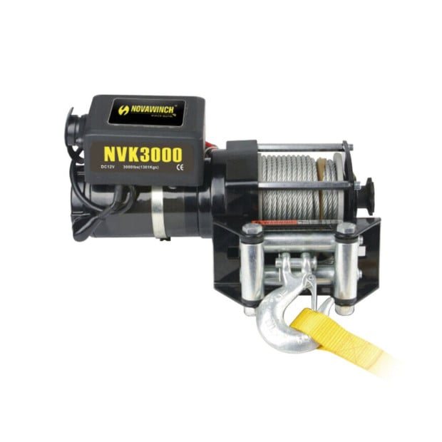 NovaWinch 12V Electric Winch 1360KG 3000LBS Image 2