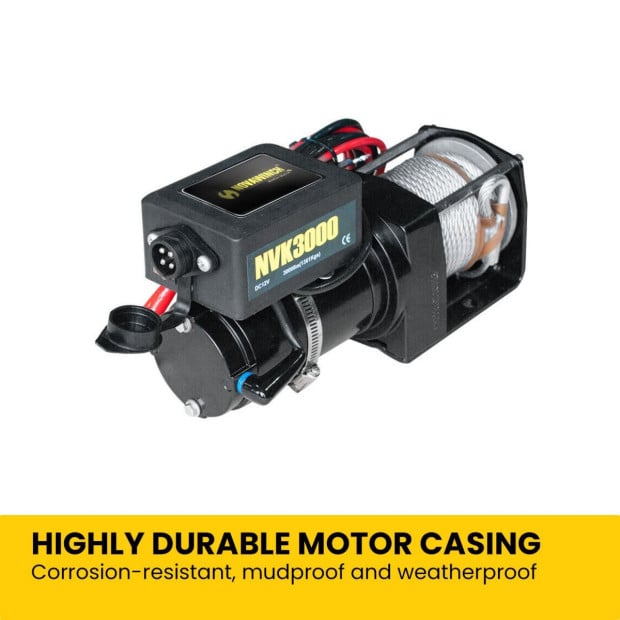 NovaWinch 12V Electric Winch 1360KG 3000LBS Image 7