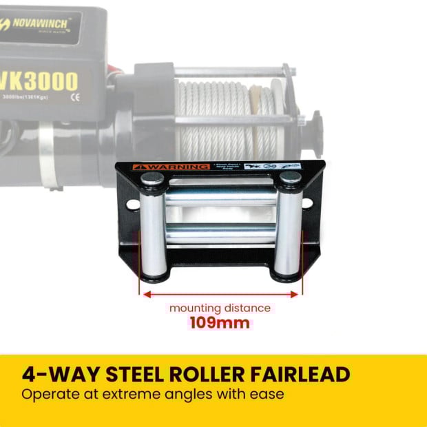 NovaWinch 12V Electric Winch 1360KG 3000LBS Image 8
