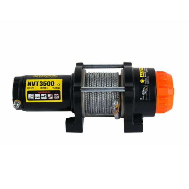 NovaWinch T Series 12V Electric Winch 1588KG 3500LBS Image 2