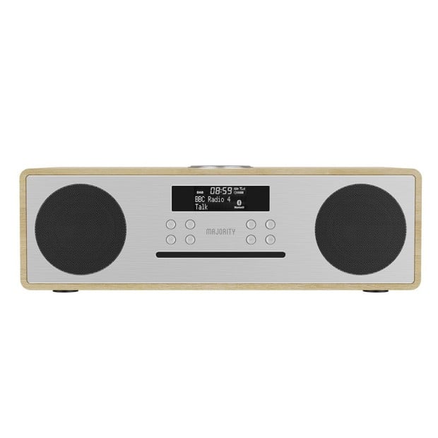 Majority Oakington Bluetooth, DAB Radio & CD Player-Oak Image 4