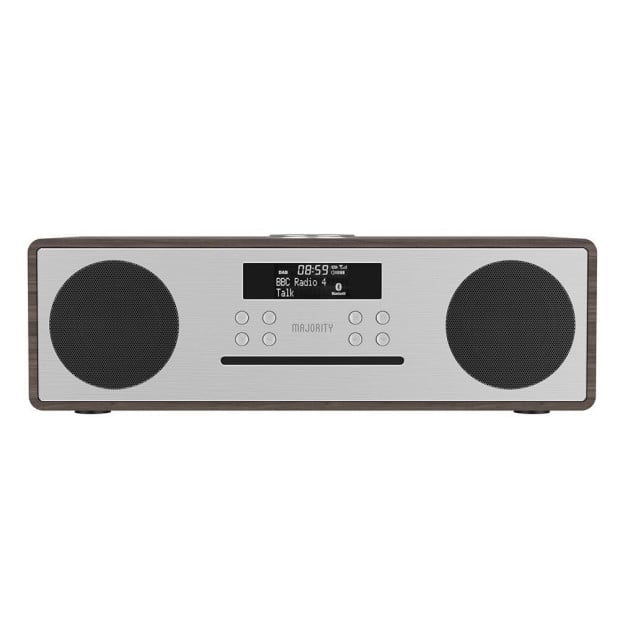 Majority Oakington Bluetooth, DAB Radio & CD Player-Walnut Image 3