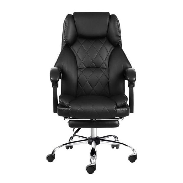 Office Chair Gaming Computer Executive Chairs Leather Seat Recliner Image 3