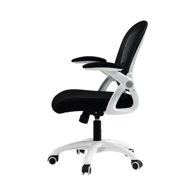 Office Chair Computer Desk Chairs Work Study Gaming Mid Back Black Image 4