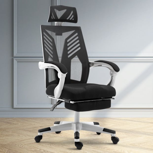 Gaming Office Chair Computer Desk Chair Home Work Recliner White Image 7