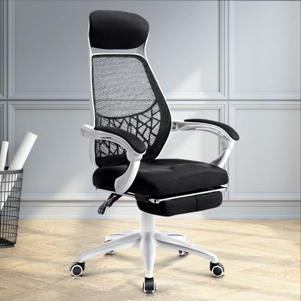 Gaming Office Chair Computer Desk Chair Home Work Study White Image 7