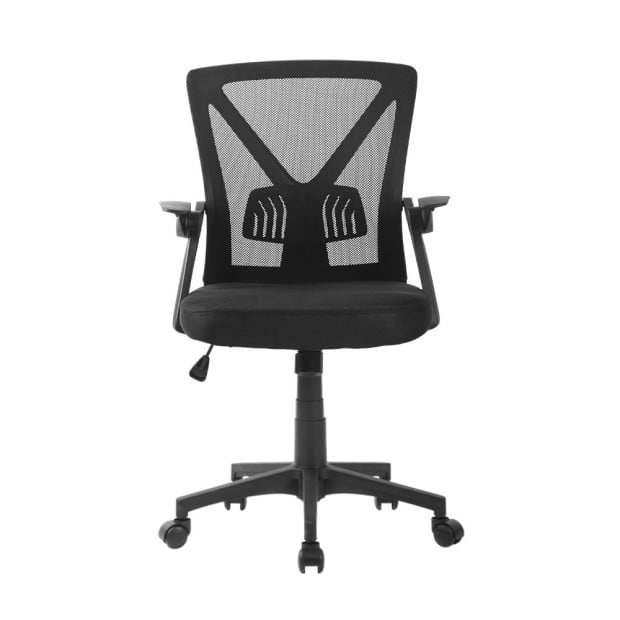 Gaming Office Chair Mesh Computer Swivel Executive Mid Back Black Image 3