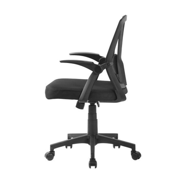 Gaming Office Chair Mesh Computer Swivel Executive Mid Back Black Image 4