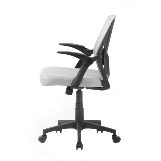 Office Chair Gaming Executive Computer Study Mesh Seat Tilt Grey Image 4