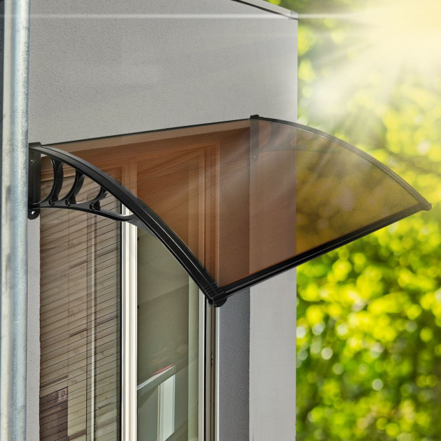 Window Door Awning Canopy Outdoor Patio Sun Shield Rain Cover 1 X 1.2M Image 7