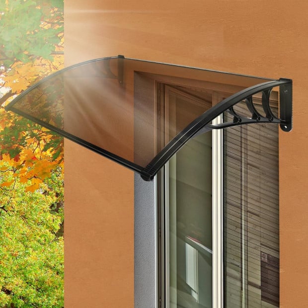 Window Door Awning Canopy Outdoor Patio Sun Shield Rain Cover 1 X 1.5M Image 8