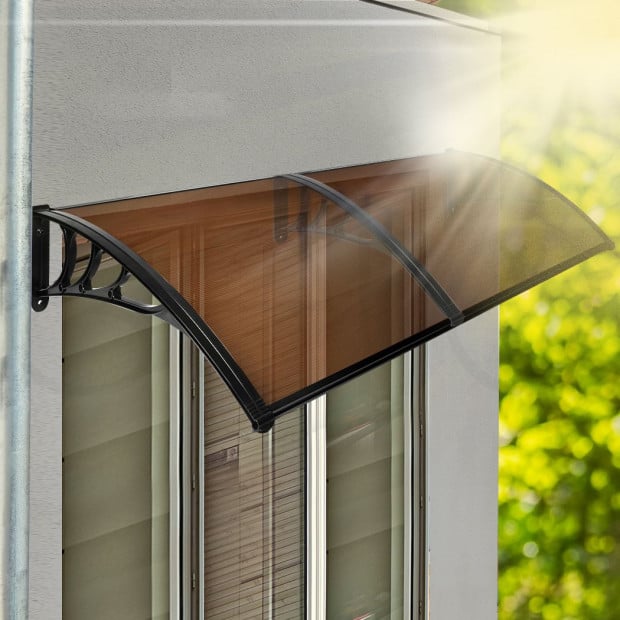 Window Door Awning Canopy Outdoor Patio Sun Shield Rain Cover 1 X 2.4M Image 7
