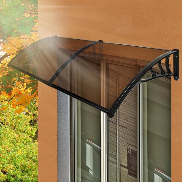 Window Door Awning Canopy Outdoor Patio Sun Shield Rain Cover 1 X 2.4M Image 8