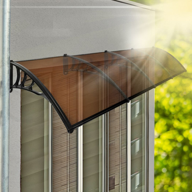 Window Door Awning Canopy Outdoor Patio Sun Shield Rain Cover 1MX4M Image 7