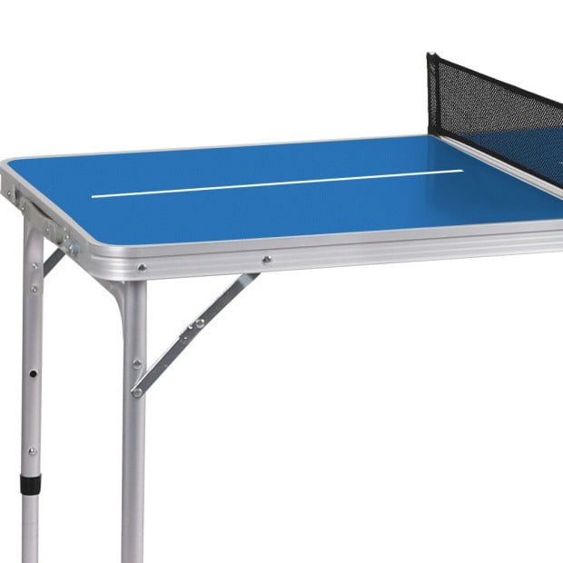 Table Tennis Table Foldable Ping Pong Balls Bats Game Set Image 6