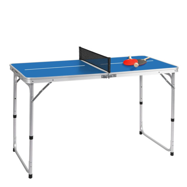 Table Tennis Table Foldable Ping Pong Balls Bats Game Set