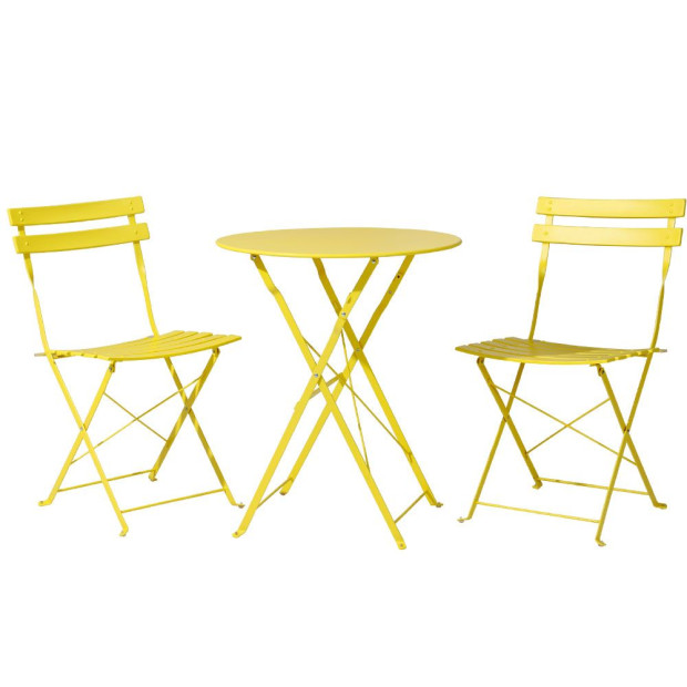Outdoor Setting Bistro Set Table And Chairs Folding Patio Furniture