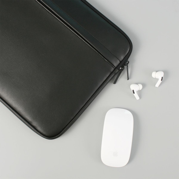 Large 15 Inch Laptop Sleeve Erato - Black Image 2