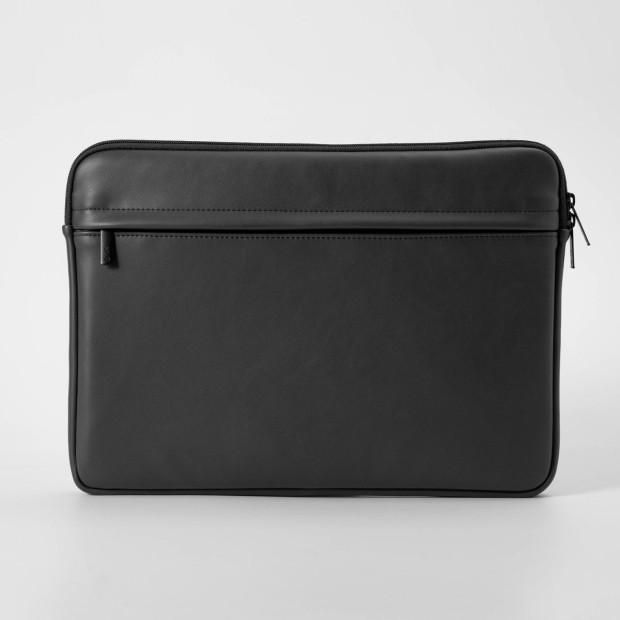 Large 15 Inch Laptop Sleeve Erato - Black Image 3