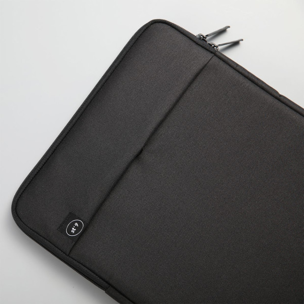 Large 15 Inch Laptop Sleeve Luke - Black Image 7