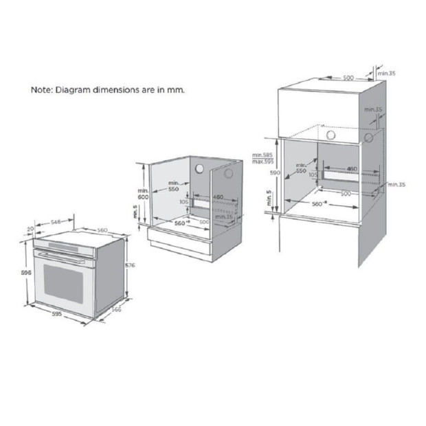 Kleenmaid Multifunction Oven 60cm XL 82LOMF6040X Image 4