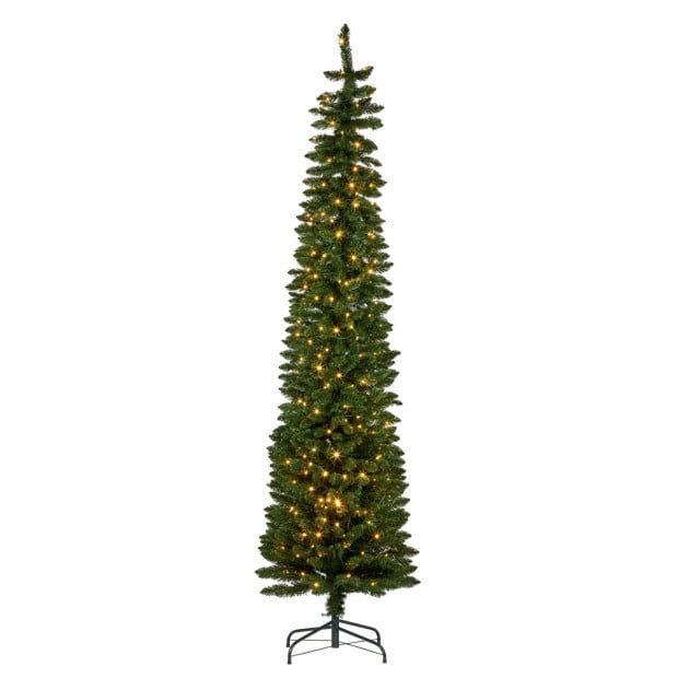 Christabelle 1.8m Christmas Tree Duncan Pine Pencil 6ft Pre Lit LED Lights Image 4
