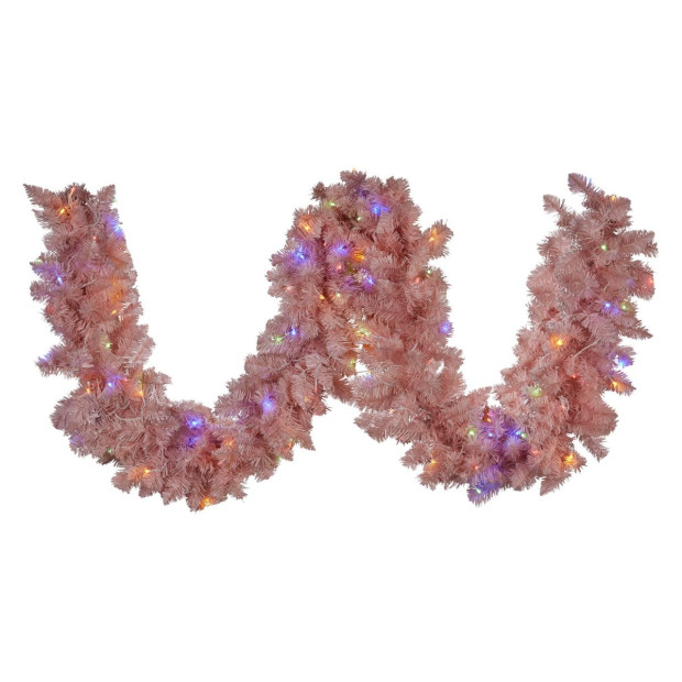Pretty in Pink Christmas Garland - 274cm Image 4