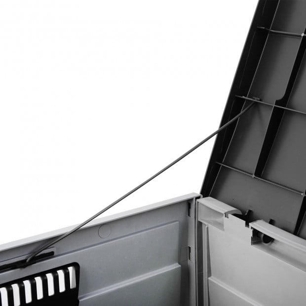 290L Outdoor Weatherproof Storage Box - Black Image 6