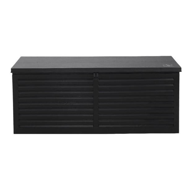 Outdoor Storage Box 390L Container Lockable Toy Tools Shed Deck Garden Image 3