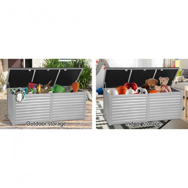 Outdoor Storage Box Bench Seat 390L Image 5