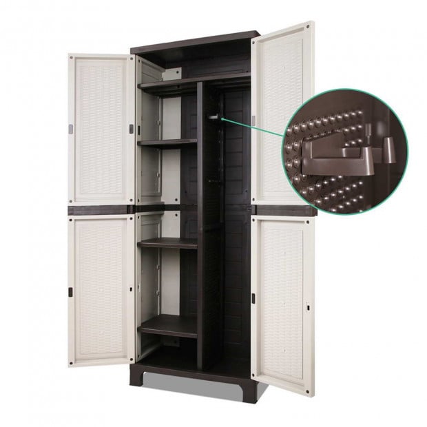 Outdoor Lockable Tall Size Adjustable Cabinet Cupboard - H2D Image 5