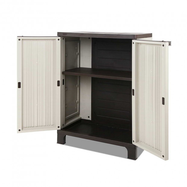 Outdoor Lockable Half Size Adjustable Cabinet Cupboard - L1F Image 5