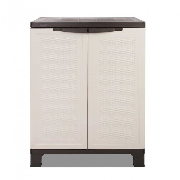 Outdoor Lockable Half Size Adjustable Cabinet Cupboard -L2F Image 2