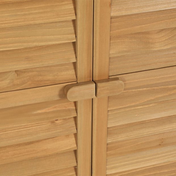 Outdoor Storage Cabinet Box Potting Bench Table Shelf Chest Garden Shed Image 4