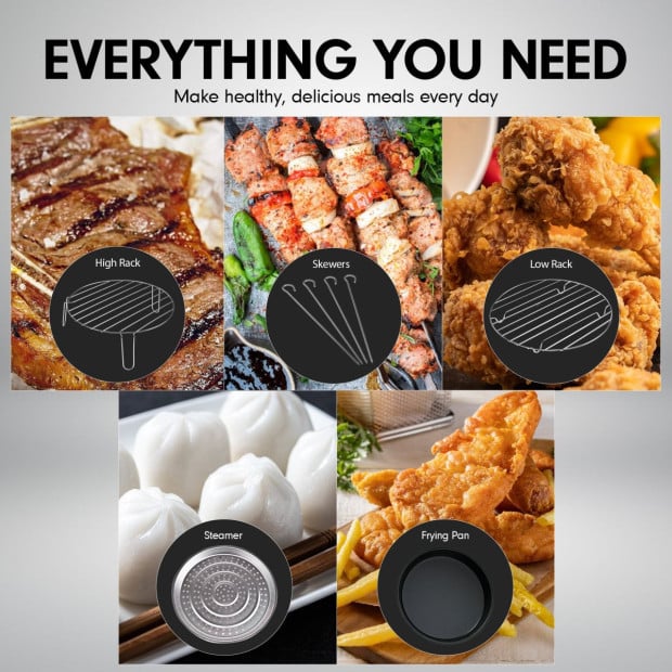 Pronti 17L Family Turbo Convection Oven Broiler Cooker - A18 Black Image 7