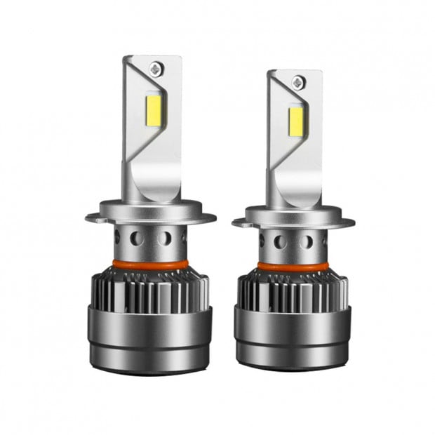 2 x LED Headlight Kit Driving Lamp CSP H7 High Low Beam Canbus