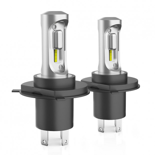 Pair LED Headlight Driving Lamp H4 HB2 9003 High Low Beam 12000LM pair