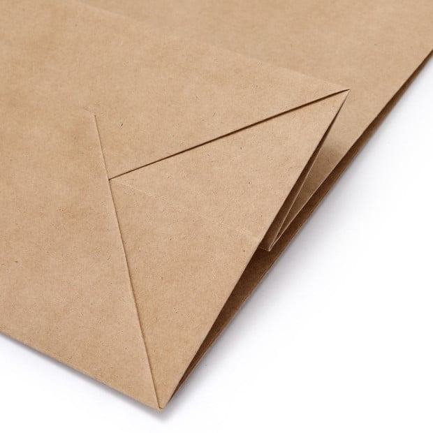 100pcs Bulk Kraft Paper Bags Pack Brown Shopping Retail Gift Reusable Image 3