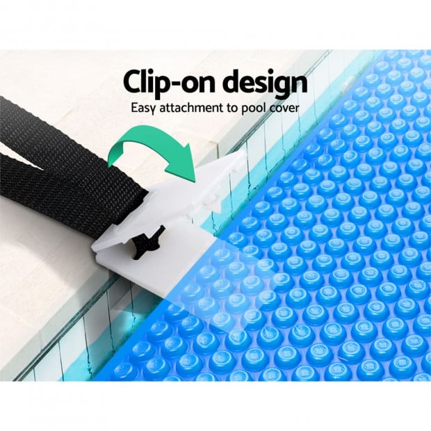 Pool Cover Roller Attachment Straps Kit 8PCS for Swimming Solar Pool Image 4
