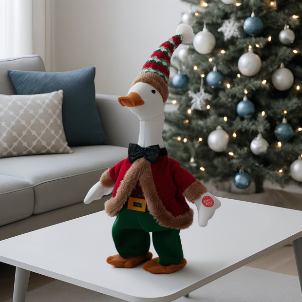 Christabelle 43cm Battery-Operated Christmas Duck with Animation, Tunes Image 5