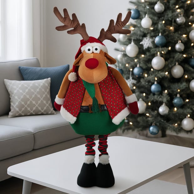 Christabelle 71cm Battery-Operated Christmas Moose with Animation & Music Image 5