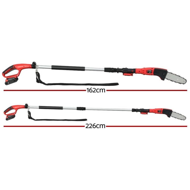 Cordless Pole Chainsaw Electric 20V Lithium-ion Tool Battery Pruner Image 8