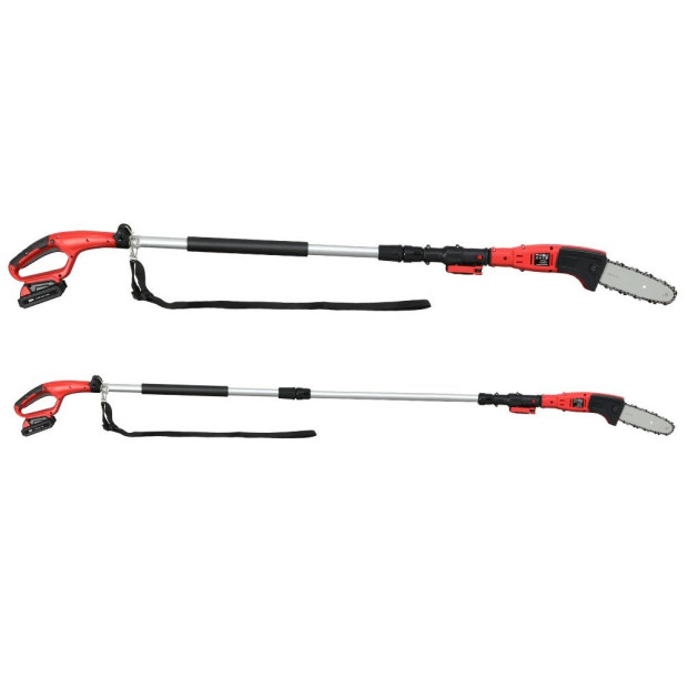 Cordless Pole Chainsaw Electric 20V Lithium-ion Tool Battery Pruner Image 4