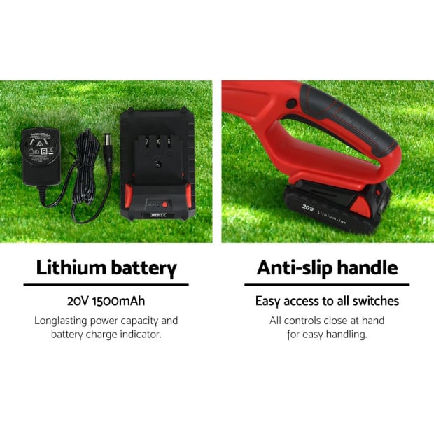 Cordless Pole Chainsaw Electric 20V Lithium-ion Tool Battery Pruner Image 5