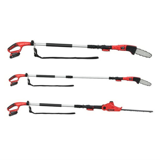 Cordless Pole Chainsaw Hedge Trimmer Saw 20V Electric Lithium Battery Image 4