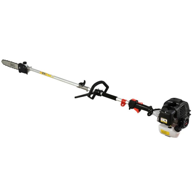 Pole Chainsaw Petrol Hedge Trimmer Brush Cutter Whipper Snipper Black Image 3